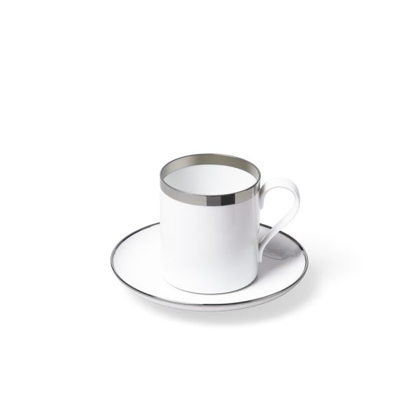 Kaffeebecher Platinum; -Zylindrische-Form-
